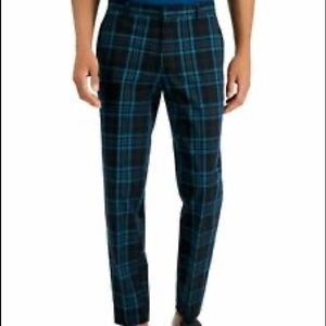 INC Slim Fit Plaid Pants